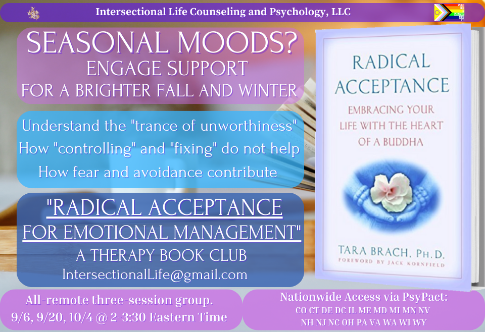 Radical Acceptance for Emotional Management Book Club